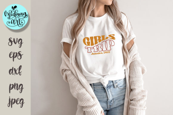 Girls Trip Jamaica 2022 Svg, Summer Svg