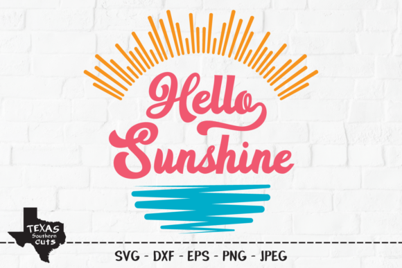 Hello Sunshine - Summer Shirt Design