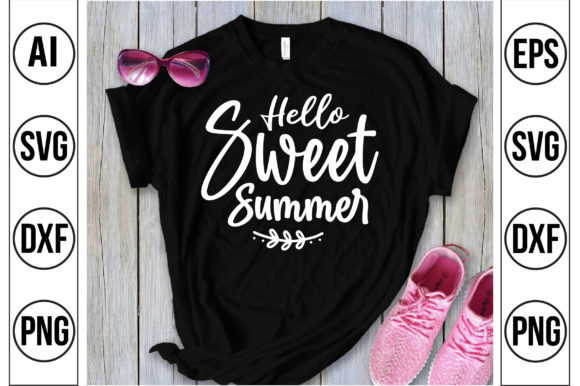 Hello Sweet Summer SVG Graphics