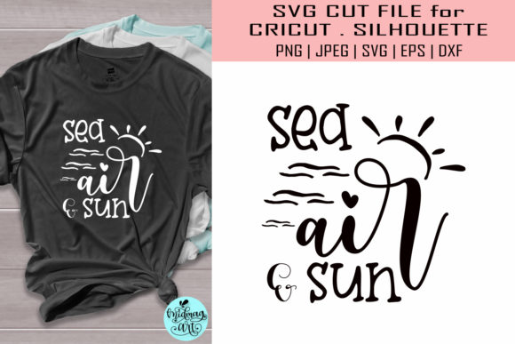Sea Air and Sun Graphics for T-Shirt Designs