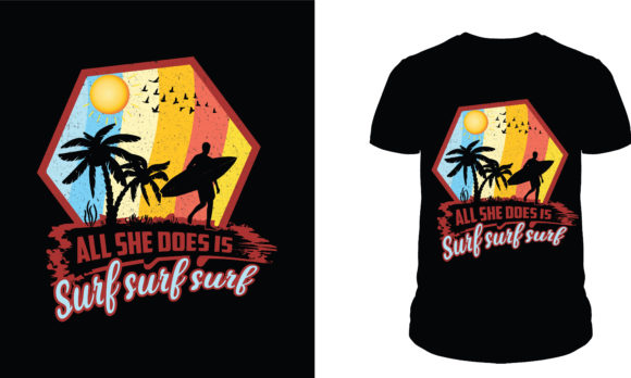 Summer Beach and Ocean T-Shirt Designs