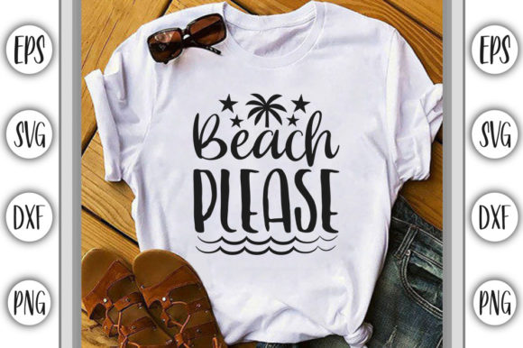 Summer Beach Svg Design, Beach Please