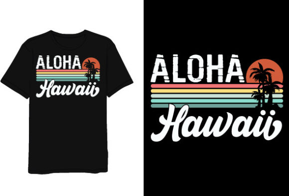 Summer Retro Vintage T-shirt Design Graphics