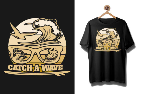 Summer Sunset Vintage T-Shirt Graphics