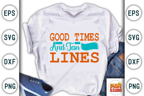 Summer SVG Design: Good Times and Tan Graphics