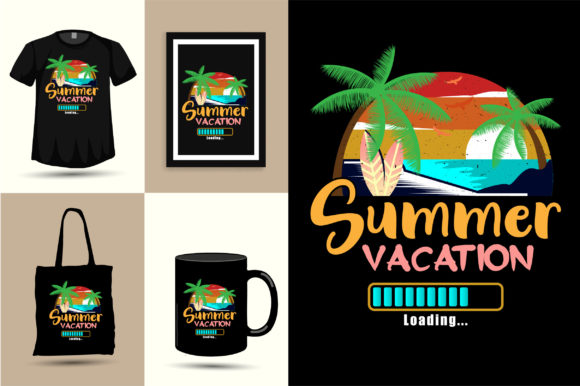 Summer Vacation Loading Summer Design Graphics