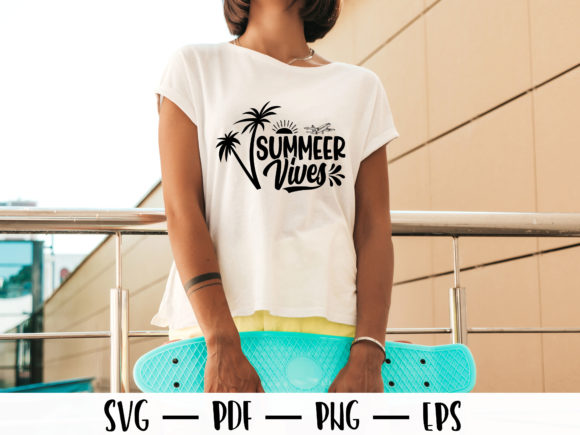 Summer Vibes Graphic Design Asset