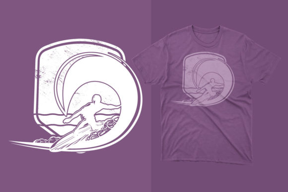 Summer Vintage T Shirt Graphics and Print Templates