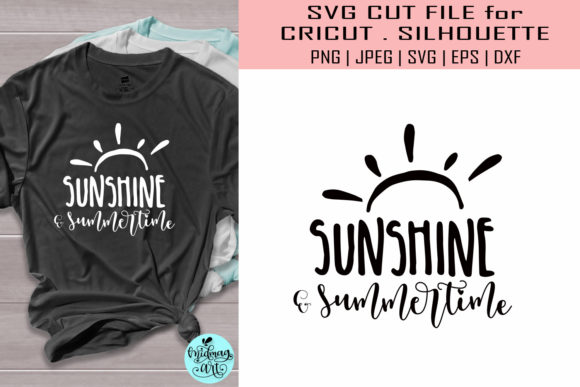 Sunshine and Summertime Graphics for T-Shirt Designs
