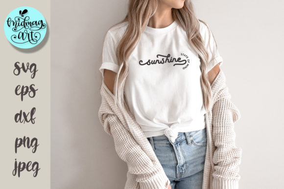 Sunshine State of Mind Svg, Summer Svg