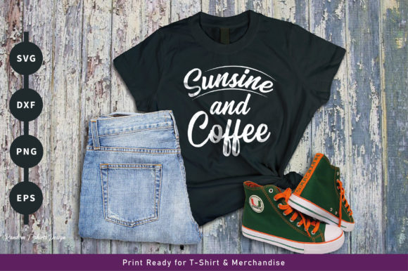 Sunsine and Coffee Summer Day T-shirt Graphics