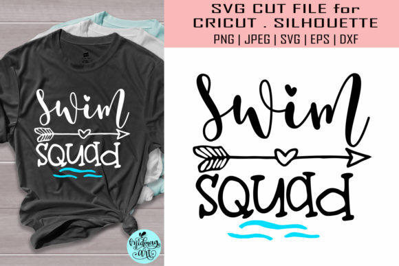 Swim Squad: Graphics for T-Shirt Designs