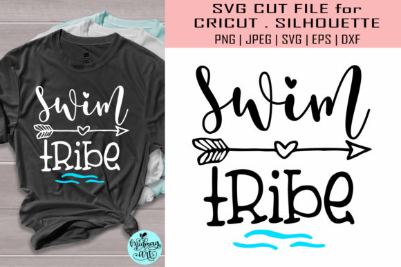 Swim Tribe: Graphics for T-Shirt Designs