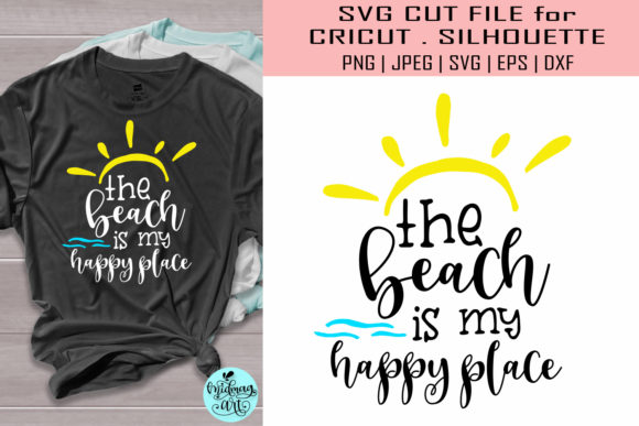 The Beach is My Happy Place Graphics